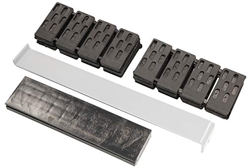 KOTARBAU® Set de montaje robusto de 42 elementos de distancia de barra de tracción para suelos laminados, parqué, suelos de madera