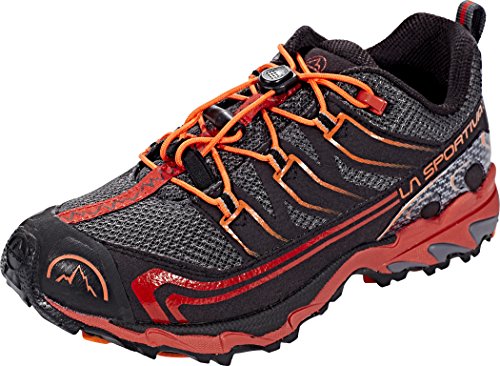 LA SPORTIVA Falkon Low 36-40, Zapatillas de Senderismo Unisex Adulto, Carbon/Flame, 39 EU