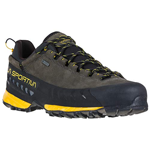 LA SPORTIVA Tx5 Low GTX, Botas de montaña Hombre, Carbon/Yellow, 43 EU