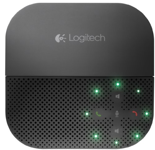 Logitech P710e Altavoz Bluetooth, Sistema Manos Libres, Video Conferencias, Audio Nítido, Supresión de Ruido, Multidispositivos, Duración de Batería Prolongada, Recargable, PC/Mac/Smartphone/Tablet