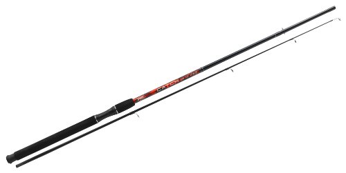 Mitchell - Caña de Pesca de lanzado (Spinning, 6 pies (1,83 m), 2 Secciones), Color Negro/Rojo, Talla UK: 6 Ft
