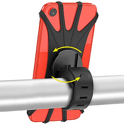 MOLIWEN Soporte Móvil Bicicleta - 360 Grados Rotación Soporte Móvil Bici Impermeable Manillar de la Motocicleta Soporte Universal Soporte Movil para Moto para Teléfonos 4 a 6,5" GPS y Otros MOLIWEN Soporte Móvil Bicicleta - 360 Grados Rotación Soporte Móvil Bici Impermeable Manillar de la Motocicleta Soporte Universal Soporte Movil para Moto para Teléfonos 4 a 6,5" GPS y Otros