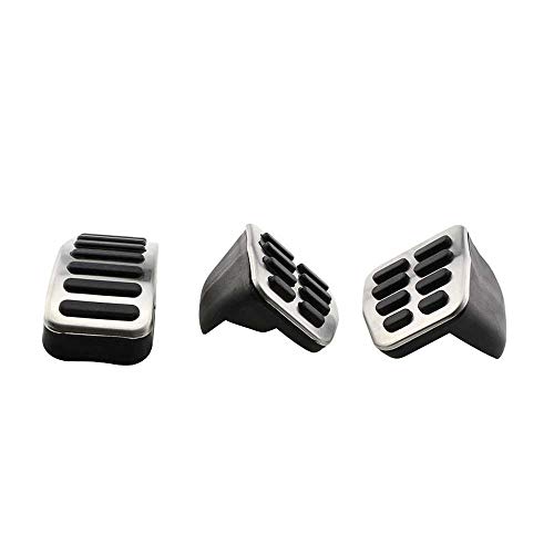 NIUASH 1 Juego de Pedales de Freno de Gas de Coche de Acero Inoxidable, para Skoda Fabia I II 1999-2015 Octavia 1U 1996-2010 (Nicht 1Z Modelle) Roomste Parts