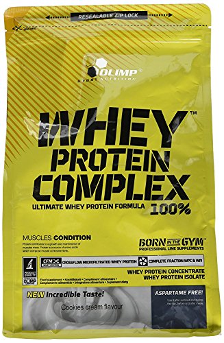 Olimp Sport Nutrition Proteína Whey Protein Complex con Sabor 100% Crema de Galletas - 700 g