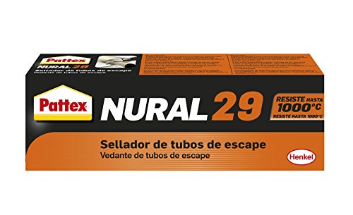 Pattex Nural 29, sellador de tubos de escape, uniones, grietas o fisuras, 80 gr
