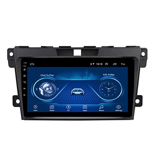 PLOKM Android Autoradio Radio Coche Bluetooth WiFi USB con Unidad Principal y Marco 9 Pulgadas 1080p Radio para Mazda Cx-7 2008-2015 Soporta Mandos de Volante