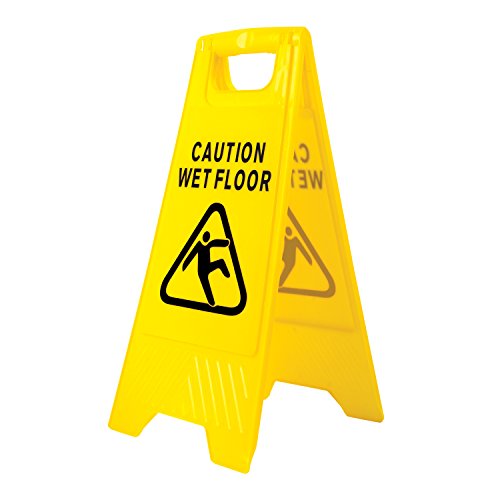 Portwest - Hv20yer señalización en el suelo mojado, amarillo