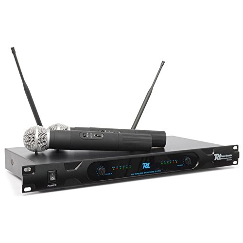 Power Dynamics PD722H Sistema micrófonos inalámbrico 2x canal UHF profesional (2x micro de mano dinámico, receptor True Diversity adaptable a rack, apto salida XLR y Jack, caja transporte acolchada a Power Dynamics PD722H Sistema micrófonos inalámbrico 2x canal UHF profesional (2x micro de mano dinámico, receptor True Diversity adaptable a rack, apto salida XLR y Jack, caja transporte acolchada a