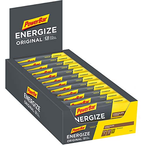 PowerBar Energize Original Chocolate 25x55g - Barra de alta Energía de Carbono + C2MAX Magnesio y Sodio PowerBar Energize Original Chocolate 25x55g - Barra de alta Energía de Carbono + C2MAX Magnesio y Sodio