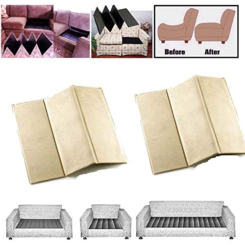 Rejuvenecedor de sillones de lujo, soporte para sofás de 1-2-3 asientos de Comfylot Ltd®, crema, 3 Seater