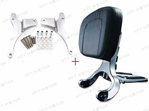 Respaldo y soporte de pantalla plana bajo para Harley 97 – 08 Road Glide Road King Street Glide