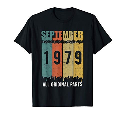 Reto Vintage 41st Birthday Tee, nacido en septiembre de 1979 Camiseta