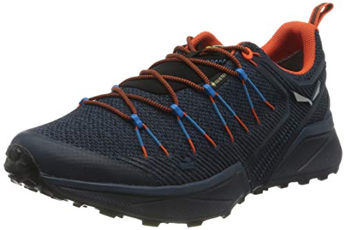 Salewa MS Dropline Gore-TEX, Zapatillas para carrera de senderos Hombre, Azul (Dark Denim/Black), 44 EU