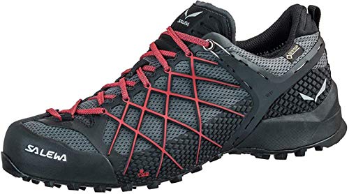 Salewa MS Wildfire Gore-TEX, Zapatos de Senderismo Hombre, Negro (Black Out/Bergot), 42 EU