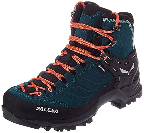 Salewa WS Mountain Trainer Mid Gore-TEX, Botas de Senderismo Mujer, Azul (Atlantic Deep/Ombre Blue), 37 EU Salewa WS Mountain Trainer Mid Gore-TEX, Botas de Senderismo Mujer, Azul (Atlantic Deep/Ombre Blue), 37 EU