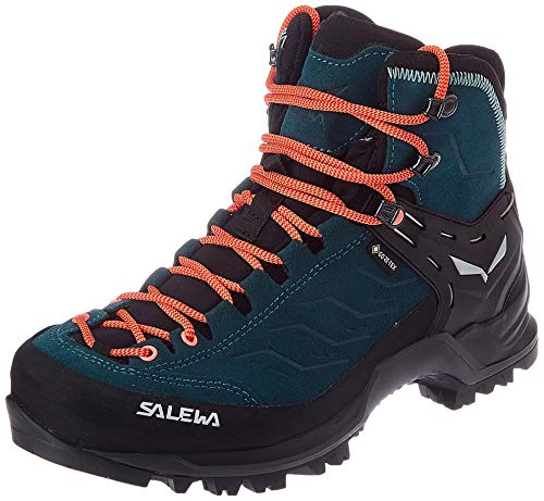 Salewa WS Mountain Trainer Mid Gore-TEX, Botas de Senderismo Mujer, Azul (Atlantic Deep/Ombre Blue), 37 EU