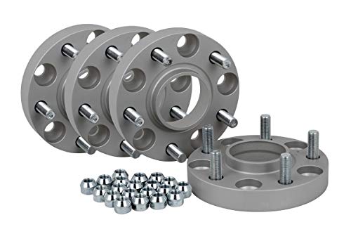 Separadores de acoplamiento de aluminio, 4 unidades (20 mm por disco/40 mm por eje), incluye certificado de piezas TÜV.