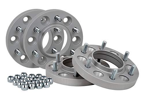 Separadores de ruedas de aluminio, 4 unidades (20 mm por disco, 40 mm por eje), incluye certificado TÜV