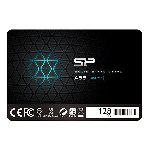 Silicon Power Ace A55 - Disco Duro sólido (128 GB, 2.5", 6 Gbit/s) Color Negro
