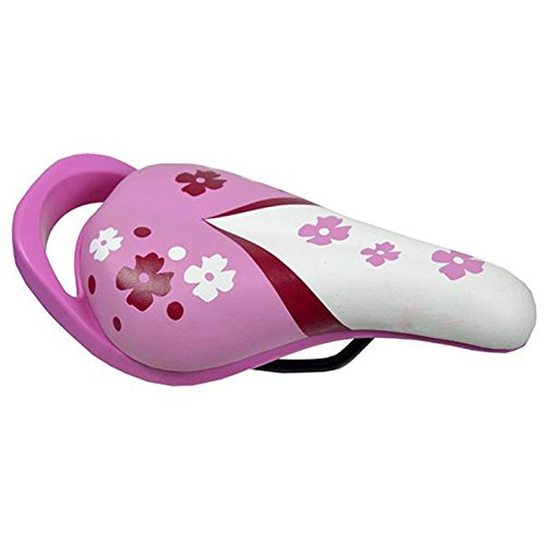 Sillin Infantil de Niño Niña Color Rosa Blanco Asa Posterior para Bicicleta 3816 Sillin Infantil de Niño Niña Color Rosa Blanco Asa Posterior para Bicicleta 3816