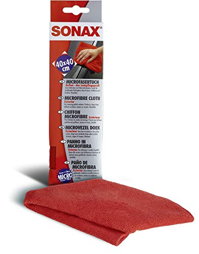 SONAX No de artículo 04162000 Paño de microfibra para exterior, el profesional del cuidado de la pintura (1 unidad)