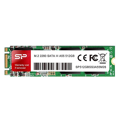 SP SSD Disco Duro Solido Interno Ace A55 M.2 2280 (3D NAND Flash) 512 GB SATA III 6 Gbit/s