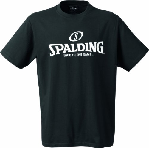 Spalding Basketball-fanartikel Logo T-shirt, color negro (schwarz) - XXXL