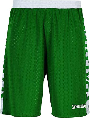 Spalding Essential Reversible Shorts Short, Hombre, Lagoon/White, XXL