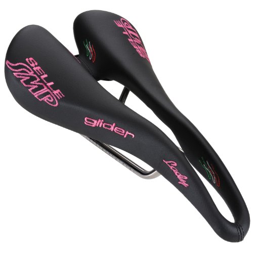 SPM SELLE SMP Glider Lady - Sillín de Bicicleta para Mujer, Negro, 266 x 136 mm