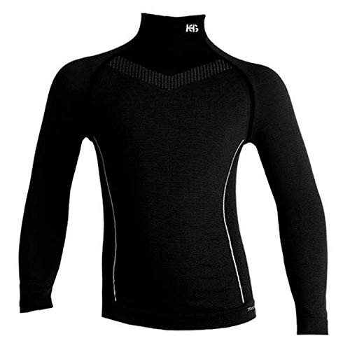 SPORT HG - Technical L/s Shirt with Long Neck Junior, Color Negro, Talla 1