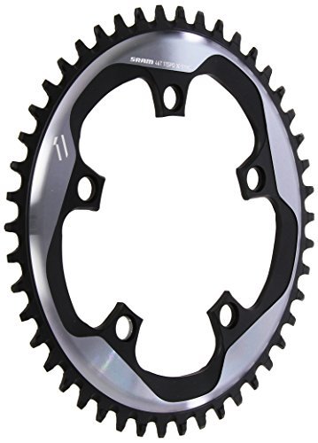 Sram Road 46T X-Sync force1 Chain Ring 11 Speed 110 Aluminium BB30 or GXP - Argon Grey by Sram Road 46T X-Sync force1 Chain Ring 11 Speed 110 Aluminium BB30 or GXP - Argon Grey by