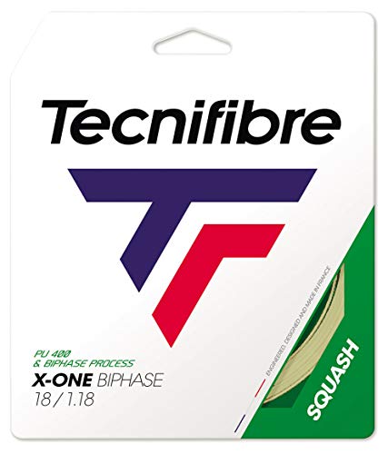Tecnifibre X-One BIPHASE Cordaje Squash Set 12m-TR
