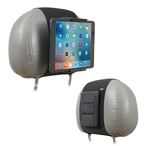 TFY Soporte para móviles y tablets, para reposacabezas de coche, compatible con dispositivos de pantalla de 5 a 10,5 pulgadas