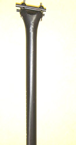 Tija de sillín completa de carbono MTB RR, 31,6 mm, longitud 350/400 mm, tornillo de titanio nuevo (350 mm)