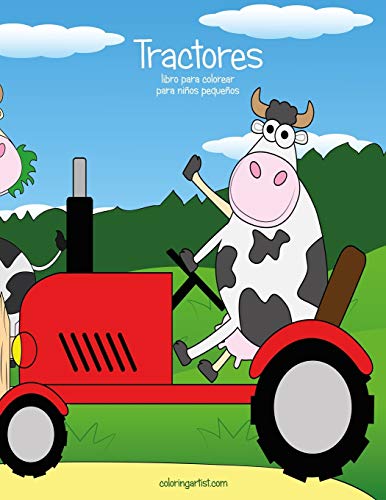 Tractores libro para colorear para niños pequeños: 1