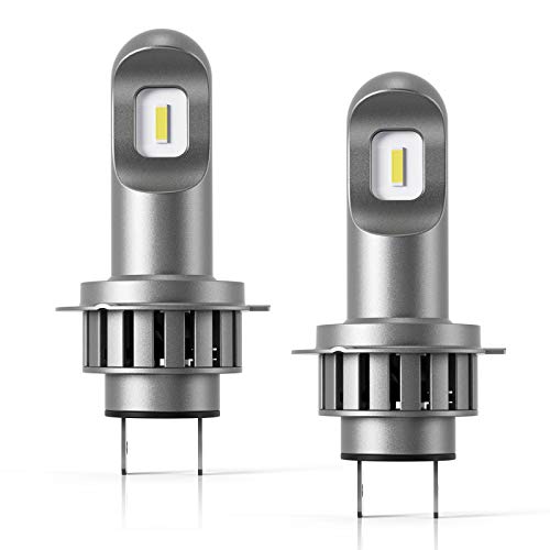 TXVSO 110W Bombillas LED H7 Todo En Uno Haz Alto/bajo/luz Antiniebla Kit De Conversión 16000Lm 6000K Blanco Frío, 55W/8000Lm/piezas, 2 Unids/set (H7)