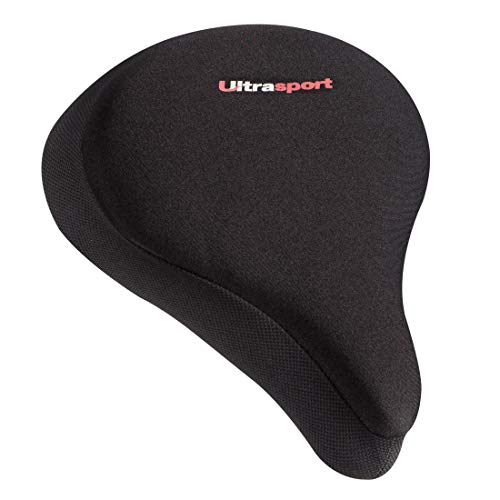 Ultrasport Funda de sillín con inserciones de gel, funda de gel para sillín de bicicleta, accesorio para bicicleta, funda para sillín de bicicleta, funda confort, sillín de gel