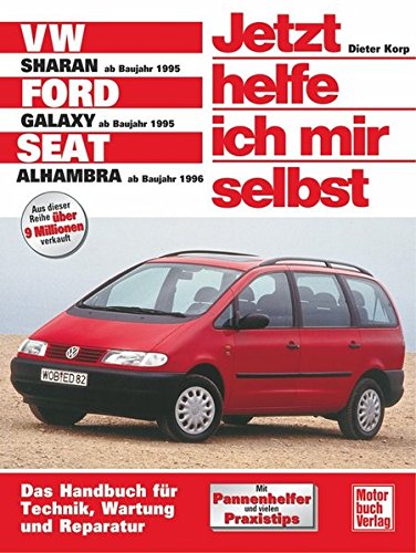 VW Sharan / Ford Galaxy / Seat Alhambra. Jetzt helfe ich mir selbst: Benziner: 2 Liter (Ford), 2,3 Liter (Ford); 2 Liter (VW); 1,8-Liter-Turbo (VW); ... Turbodiesel mit 90 und 110 PS (VW): 200