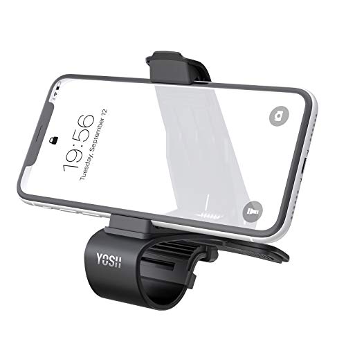 YOSH Soporte Movil Coche, Pinza Fuerte de Base Titular Móvil Vehícul, Soporte para teléfono en el salpicadero del coche para Xiaomi 11 Ultra Samsung S21 S20 iPhone 12 11 pro max Huawei p40 etc YOSH Soporte Movil Coche, Pinza Fuerte de Base Titular Móvil Vehícul, Soporte para teléfono en el salpicadero del coche para Xiaomi 11 Ultra Samsung S21 S20 iPhone 12 11 pro max Huawei p40 etc