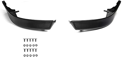 ZQADTU 2 Piezas sin Pintar Negro Coche Parachoques Delantero Divisor Spoiler Labio Cuerpo Kit difusor Protector para Mitsubishi Lancer 2008-2015