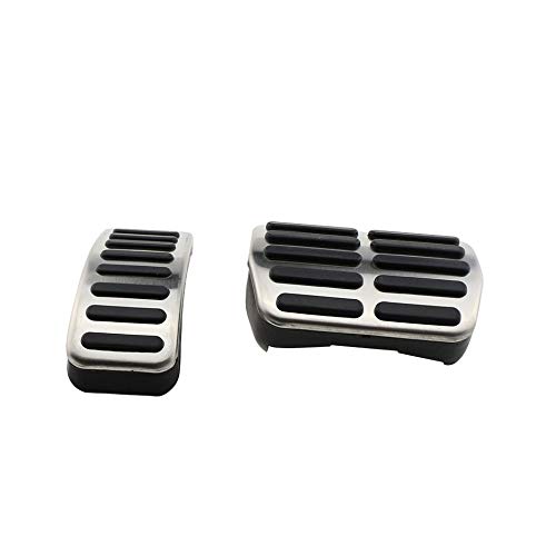 Ztuaalui 1 Juego de Pedales de Freno de Gas de Coche de Acero Inoxidable, para Skoda Fabia I II 1999-2015 Octavia 1U 1996-2010 (Nicht 1Z Modelle) Roomste Parts