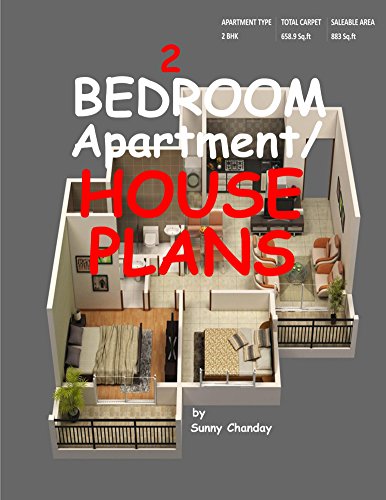 2 Bedroom Apartment / House Plans (English Edition)