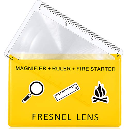 20 Lupas de Bolsillo de Plástico de Tarjeta de Crédito de Lentes Fresnel Regla de Arranque de Emergencia con Fuego Solar Aficiones de Supervivencia Compacta de Bushcraft Salón de Clases Exterior 20 Lupas de Bolsillo de Plástico de Tarjeta de Crédito de Lentes Fresnel Regla de Arranque de Emergencia con Fuego Solar Aficiones de Supervivencia Compacta de Bushcraft Salón de Clases Exterior
