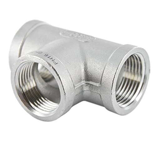 3/4" KI - Racor en T, Tubería interconectora, Conector de rosca de 3 vías, Pieza en T de acero inoxidable V4A. Conexión roscada. 3/4" KI - Racor en T, Tubería interconectora, Conector de rosca de 3 vías, Pieza en T de acero inoxidable V4A. Conexión roscada.
