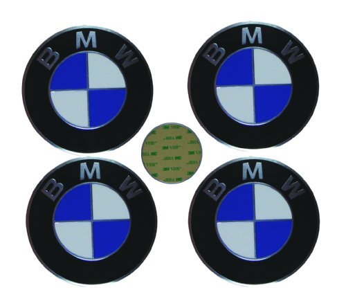 4 BMW OEM rueda tapacubos emblema adhesivo 70 mm