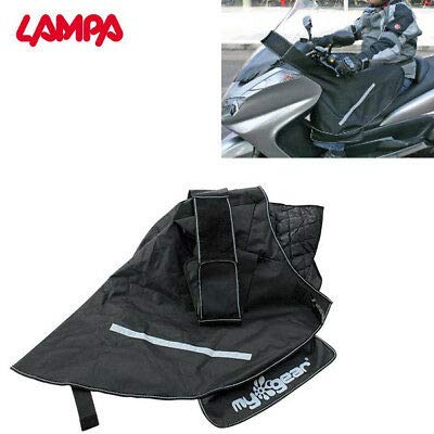 91335 - Cubrepiernas cubrepiernas Compatible con Yamaha Tmax Bronze MAX 530 2013 Impermeable Cortavientos Negro con Interior Acolchado