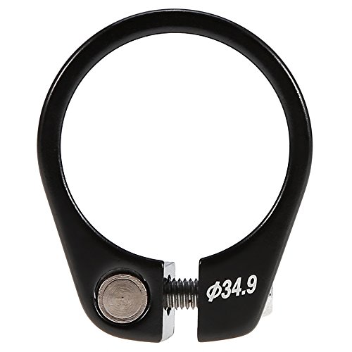 Abrazadera de Sillín de Bicicleta para 30.4 / 30.8 / 31.6mm ( Color : Negro )