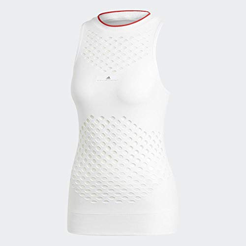 adidas Asmc SML Tank Camiseta De Tirantes, Mujer, Blanco, L