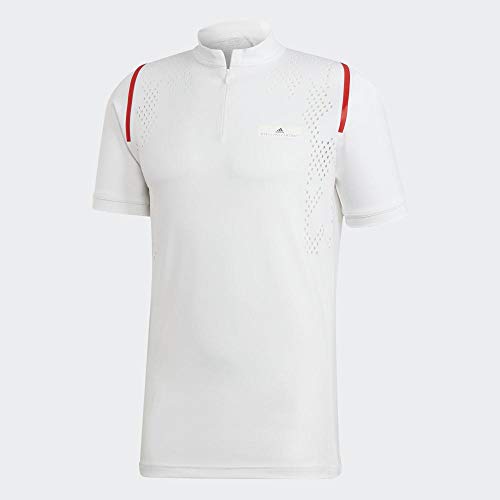 adidas Asmc Zipper tee Camiseta, Hombre, Blanco, XL