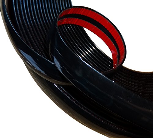 AERZETIX: 25mm 4.5mTira Adhesiva para Decoracion Color Negro para Auto transporta en Coche Moto